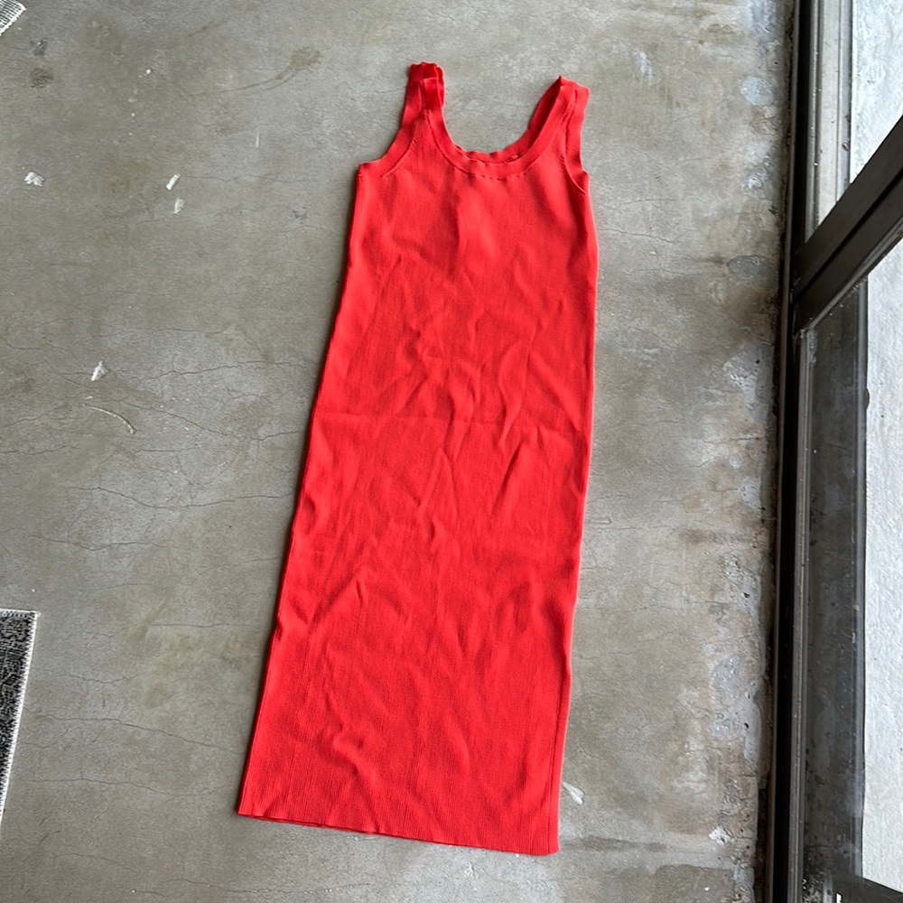 Ribbed Tank Dress